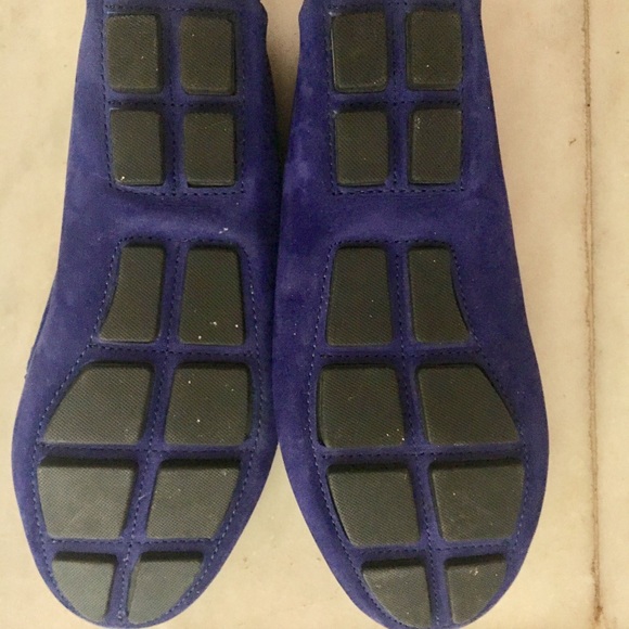 Indigo/Purple women's loafers. Gently worn. - Picture 3 of 5